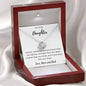 Love Knot Necklace for Daughter From Mom & Dad | Custom Heart Design