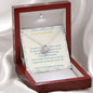 Love Knot Necklace for Grandmother | Custom Heart Design