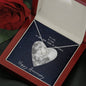 Happy Anniversary-Love Knot Necklace for Wife | Custom Heart Design