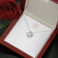 Love Knot Necklace-Custom Heart Design