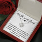 Faith and Love-Love Knot Necklace | Custom Heart Design