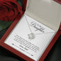 You are special to me-Love Knot Necklace to Daughter From Dad | Custom Heart Design