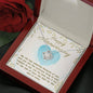 Love Knot Necklace for Anniversary | Custom Heart Design