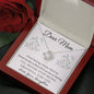 Love Knot Necklace for Mom From Daughter | Custom Heart Design