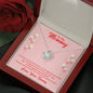 Love Knot Necklace for Mom to Be | Custom Heart Design