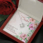 Love Knot Necklace for Sister | Custom Heart Design