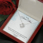 Sentimental Love Knot Necklace for Bonus Mom | Custom Heart Design