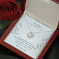 Forever grateful for you, From Son-Love Knot Necklace for Mom - Custom Heart Design