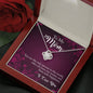 Sentimental Love Knot Necklace for Mom | Custom Heart Design