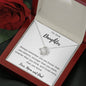 Love Knot Necklace for Daughter From Mom & Dad | Custom Heart Design