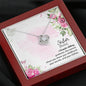 Love Knot Necklace for Sister | Custom Heart Design