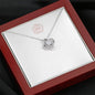 Love Knot Necklace-Custom Heart Design