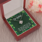 St. Patrick's Irish Blessings-Love Knot Necklace | Custom Heart Design