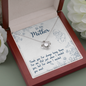 Love Knot Necklace for Mother | Custom Heart Design