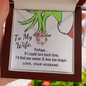 To My Wife, Perhaps…If I could turn back time-Love Knot - Custom Heart Design