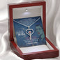 To My Nurse Wife, Youre an inspiration to all-Stethoscope Necklace | Custom Heart Design