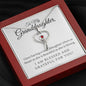 To My Granddaughter-Stethoscope - Custom Heart Design