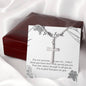 Friend, God gave me you-Artisan Cross Necklace - Custom Heart Design