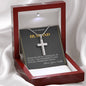 * To Husband, Thank you for everything-Artisan Cross - Custom Heart Design