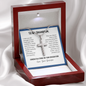 Grandson's Graduation, From Grandpa-Silver Cross Necklace - Custom Heart Design