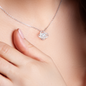 Love Knot Necklace-Custom Heart Design