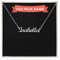 Custom Name Necklace | Custom Heart Design