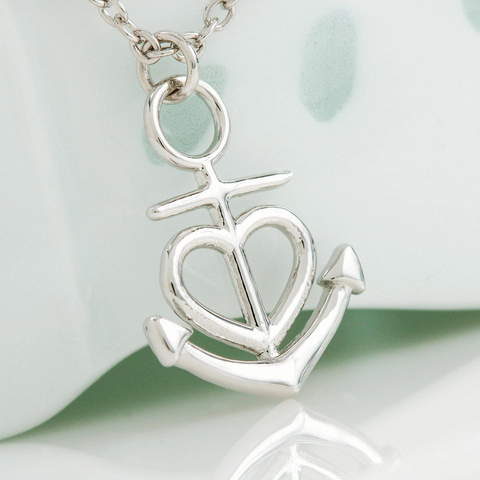 Heart if the Ocean Necklace - Custom Heart Design