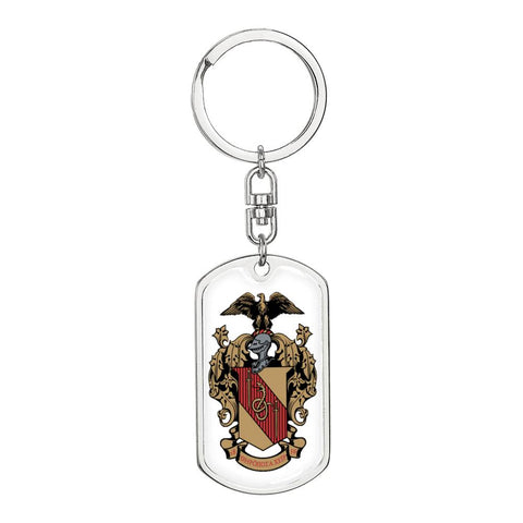 OX Keychain - Custom Heart Design