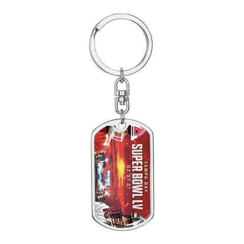 Tag Keychain-LV Quarterbacks - Custom Heart Design
