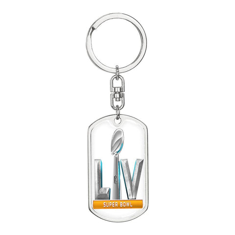 Tag Keychain-Super Bowl LV - Custom Heart Design