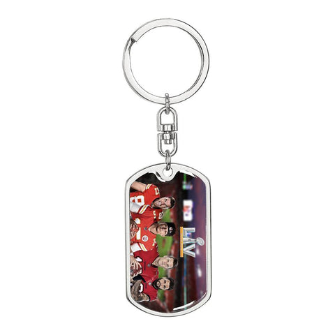 Tag Keychain- Outstanding Offense - Custom Heart Design