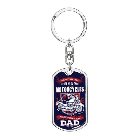 Motorcycle Dad - Custom Heart Design
