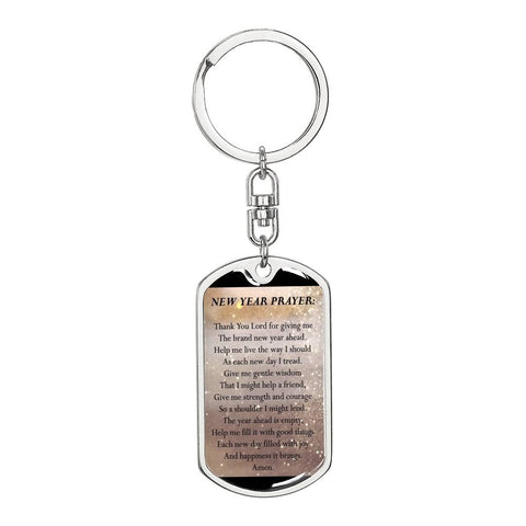New Year Keychain - Custom Heart Design