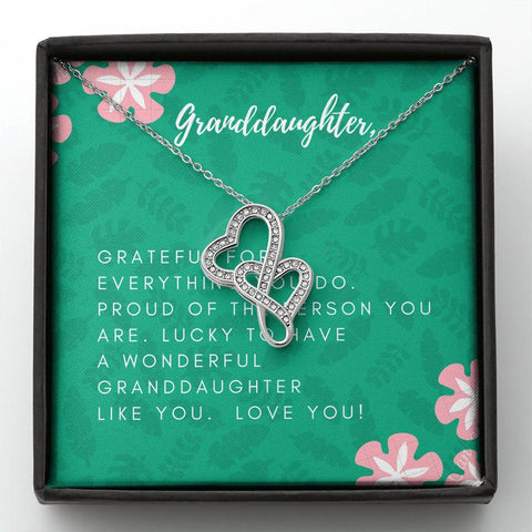 Meaningful Double Hearts Necklace | Custom Heart Design