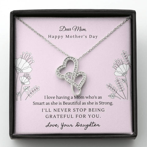 Forever grateful for you, From Daughter - Custom Heart Design