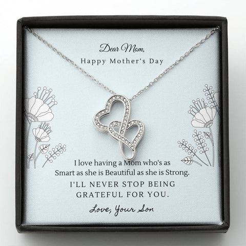 Forever grateful for you, From Son - Custom Heart Design