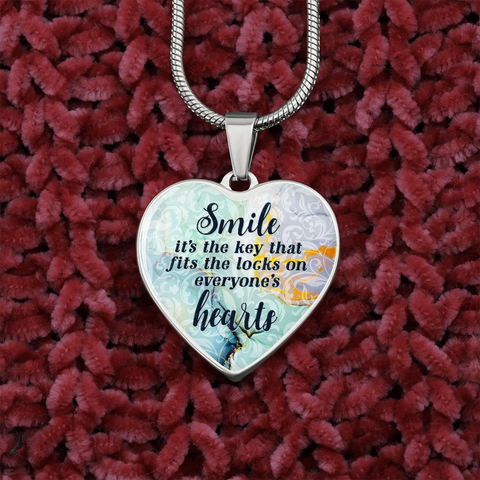 Smile Pendant - Custom Heart Design