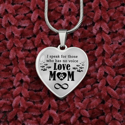 For Mom with pets - Custom Heart Design