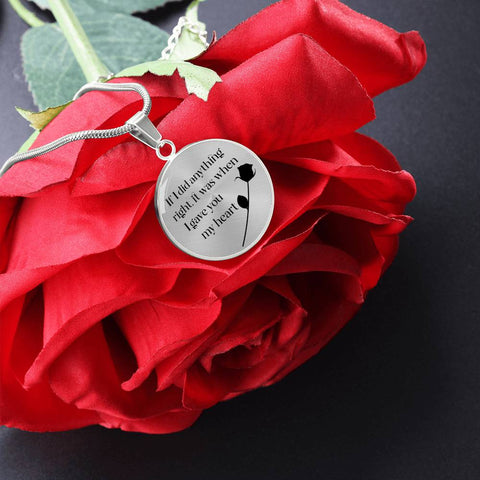 If I did any right-Pendant - Custom Heart Design