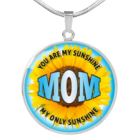 Sunshine Mom Necklace - Custom Heart Design