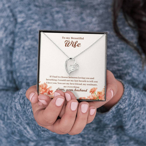 Sentimental Heart Necklace for Wife | Custom Heart Design