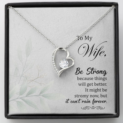Forever Love Heart Necklace for Wife | Custom Heart Design