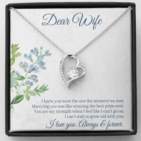 Sentimental Heart Necklace for Wife | Custom Heart Design