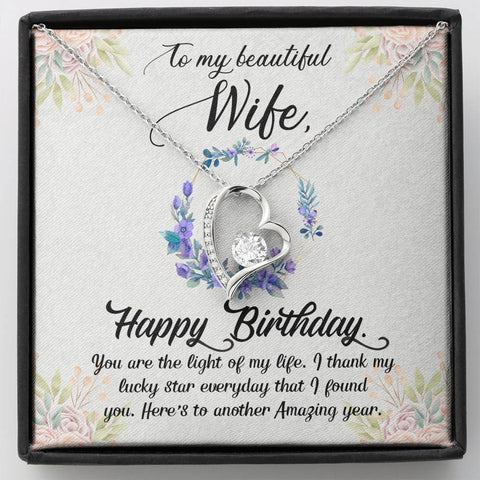 Sentimental Heart Necklace for Wife's Birthday | Custom Heart Design