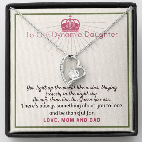 Sentimental Heart Necklace for Daughter | Custom Heart Design