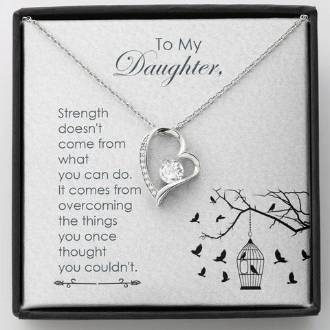 Sentimental Heart Necklace for Daughter | Custom Heart Design