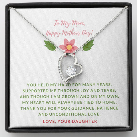 Grown & on my own, From Daughter-Forever Love - Custom Heart Design