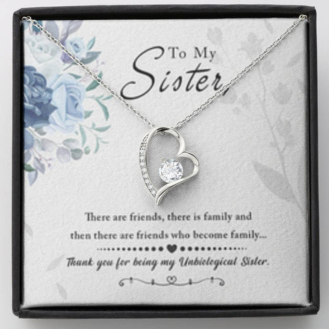 Forever Love Heart Necklace for Friend | Custom Heart Design