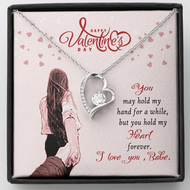 You hold my clearance heart forever necklace