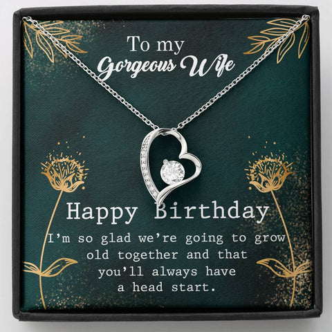 Heart Necklace for Wife's Birthday | Custom Heart Design